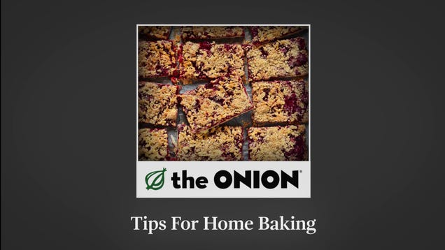 Tips For Home Baking