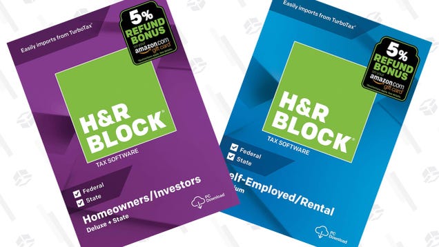 Dive Into Your Taxes With Amazon's Big H&R Block Software Discounts