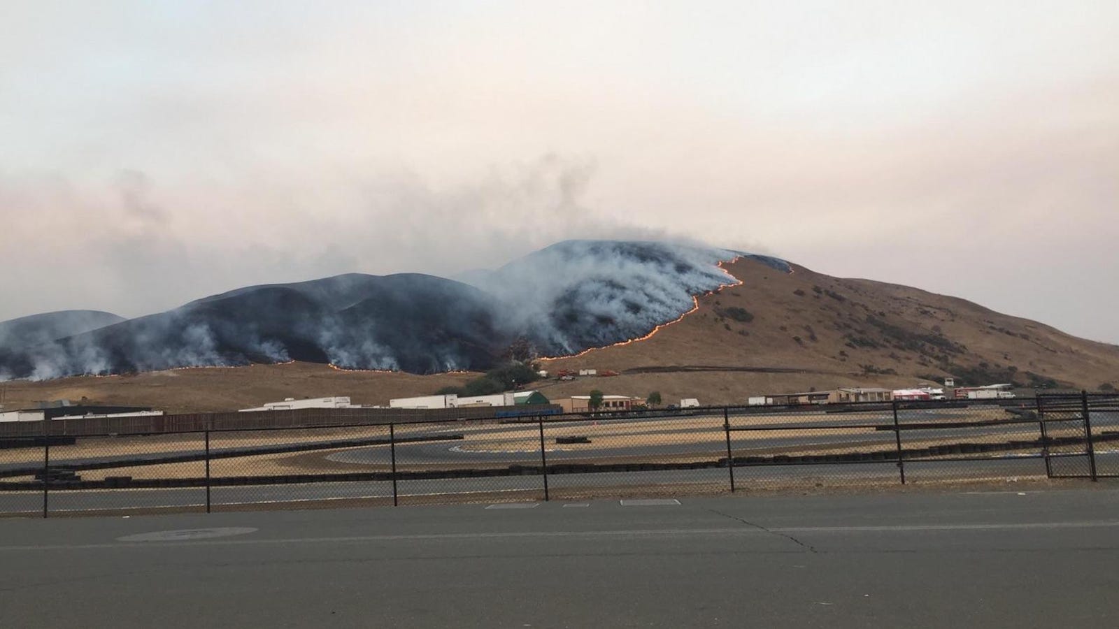California Wildfires Barely Miss NASCAR's Sonoma Raceway
