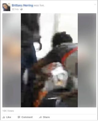 Image from a Facebook Live broadcast that allegedly shows a kidnapping and torture incident out of Chicago Jan. 3, 2016Facebook screenshot