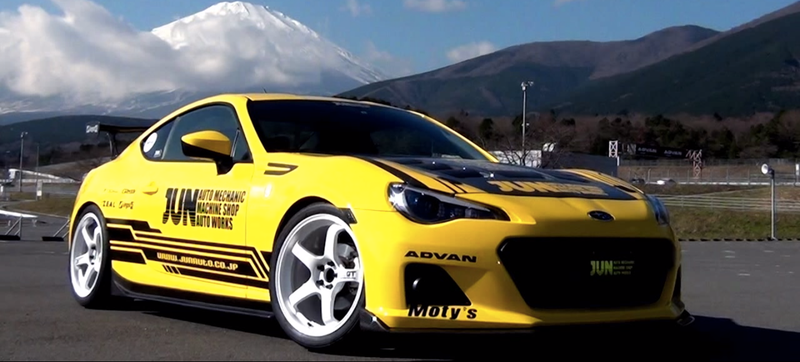 Illustration for article titled What If You Stuck A V8 Made Of Two Motorcycle Engines In A Subaru BRZ?