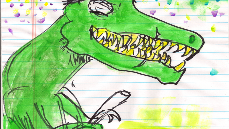 dinosaurs playing
