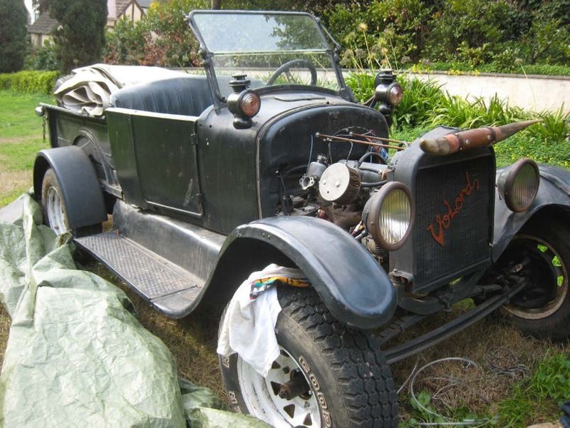 Illustration for article titled When You Need To Make That Old Truck Run This Weekend: Volvo-Powered Model T!
