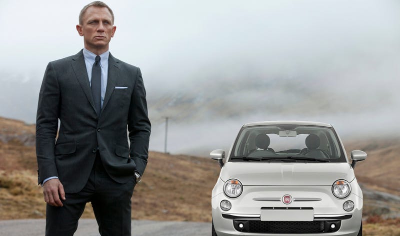 Illustration for article titled James Bond Will Drive A Fiat 500 And Everyone Is Freaking Out