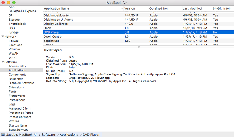 Find 32 Bit Apps On Mac