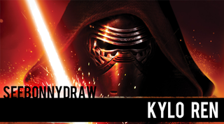 Illustration for article titled SeeBonnyDraw: Kylo Ren! In Speed Painting Form!