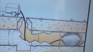 Illustration for article titled Los Angeles Is Fighting the UCLA Flood with a Giant Inflatable Pipe Plug
