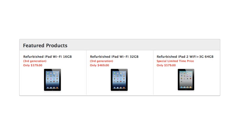 Illustration for article titled You Can Buy an iPad 3 with Retina Display for Cheaper Than the iPad 2