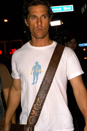 Illustration for article titled Breaking News: Matthew McConaughey's Flip-Flop Missing!