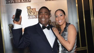 Tracy Morgan and fiancee Megan Wollover attend Spike TV's “Don Rickles: One Night Only” on May 6, 2014, in New York City. Mike Coppola/Getty Images for Spike TV