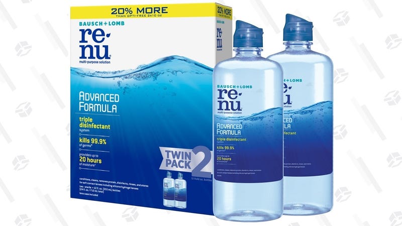 2-Pack ReNu Advanced Contact Lens Formula | $9 | Amazon | With $5 coupon and Subscribe & Save