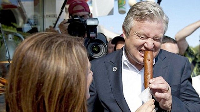 Future First Man Marcus Bachmann Eating A Corn Dog? Future First Man ...