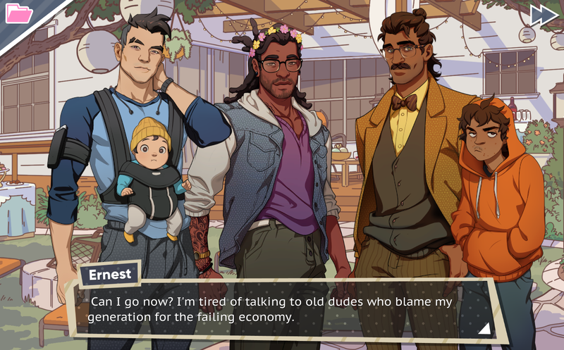 dream daddy a dad dating simulator art