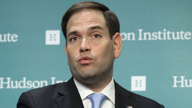 Illustration for article titled Once Again, Marco Rubio Refuses to Be Donald Trump's Running Mate With a Proverbial 'Hell Naw'