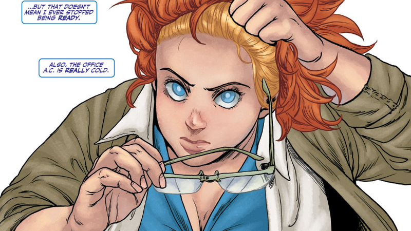Faith is ready to stop hiding in a really cold office and start superheroing again in Faith: Dreamside.