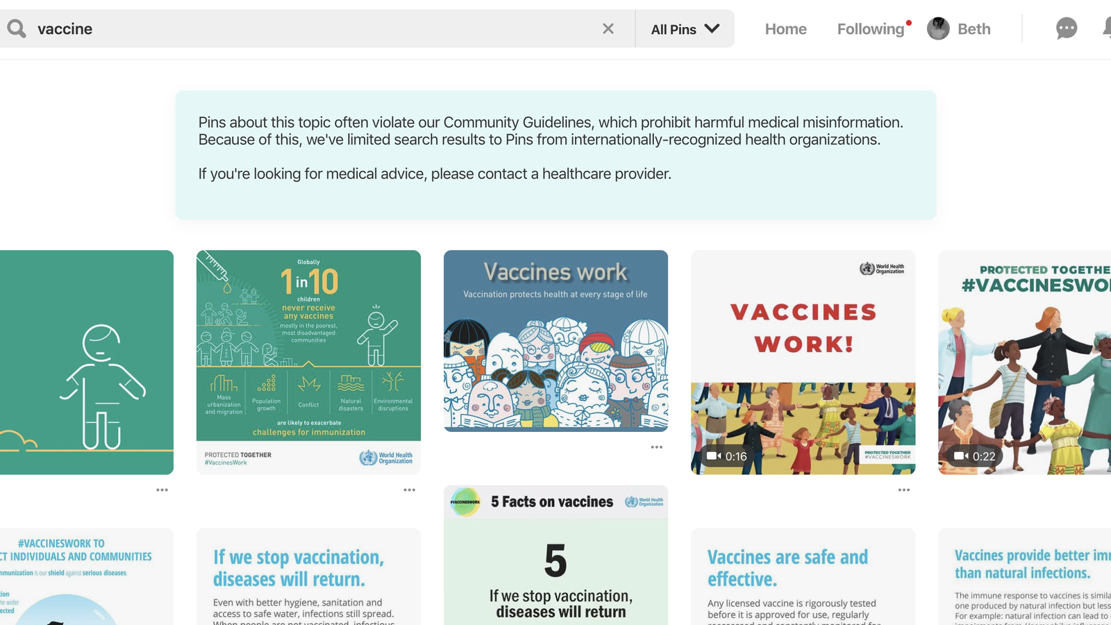 You Can Now Find Legit Vaccine Information on Pinterest