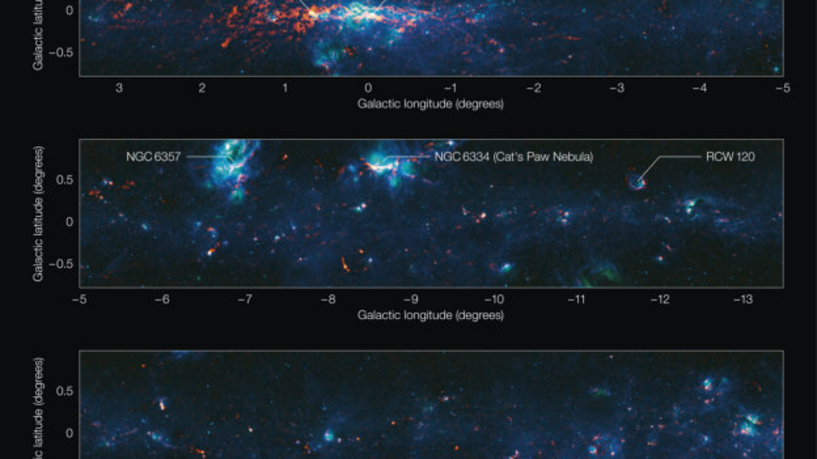 galactic disk map