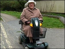 Illustration for article titled Defenseless Elderly Woman Held Hostage by Maniacal Scooter