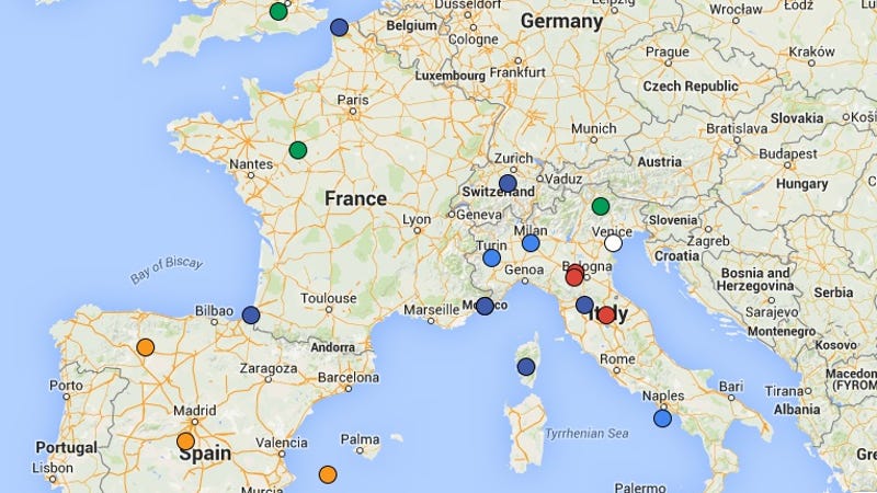 Map And List Of All Cars Named After Places