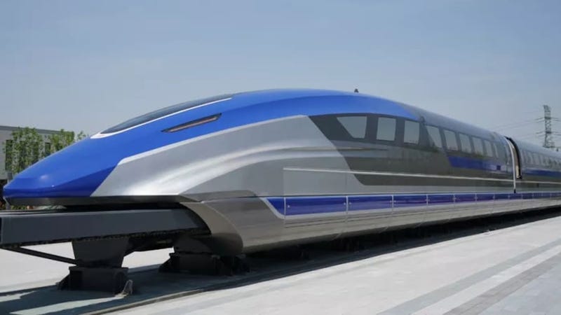 Illustration for article titled China trabaja en un tren de levitación magnética que viajará a 600 kilómetros por hora