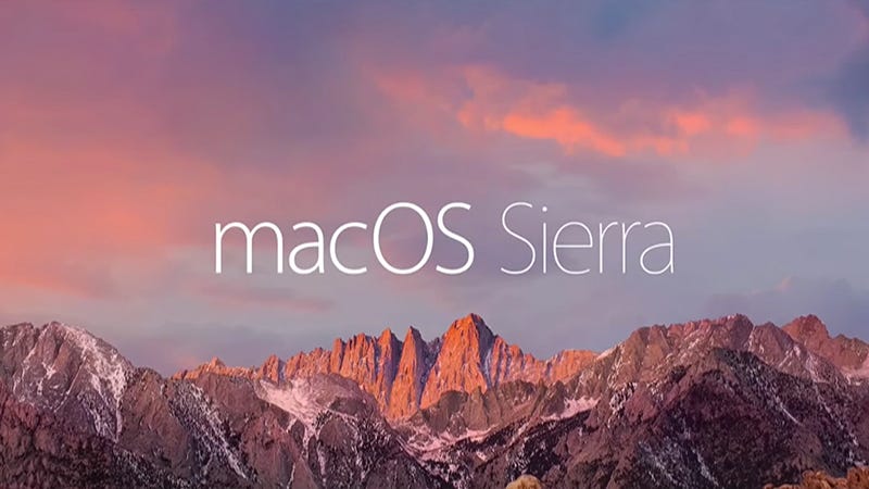latest version mac os sierra