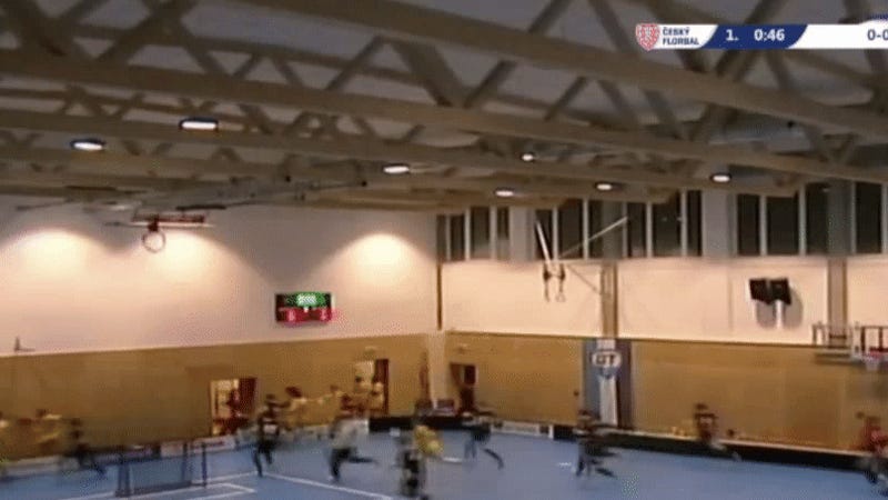 Roof Of Czech Gym Collapses During Floorball Match - Deadspin