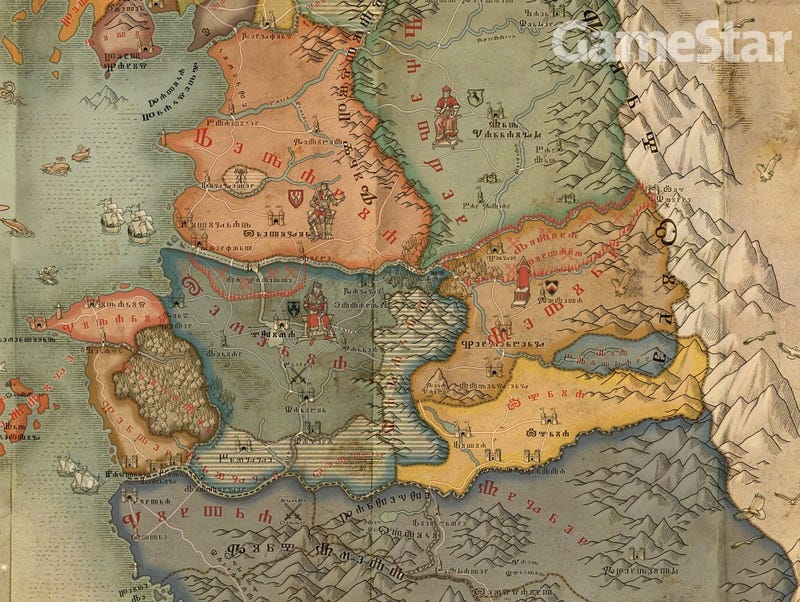 Map Of The World Of The Witcher The Witcher 3 will be open world, so I'll probably buy the card/official stuff just to hang on my wall. In The Witcher 2, there wasn't much roaming since ...