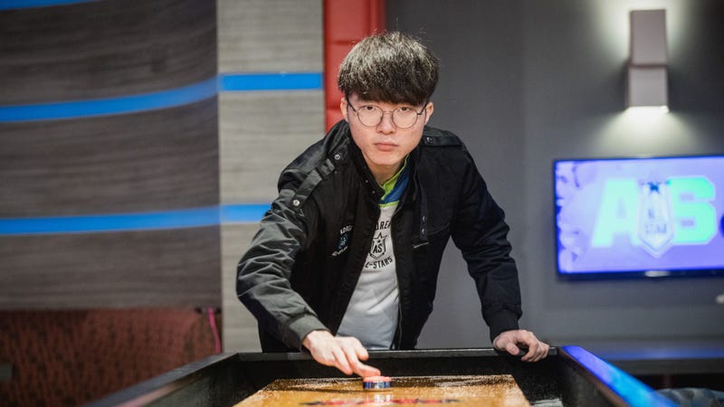 Faker, playing a different game but likely still dominating. Image credit: LoL Esports/Flickr