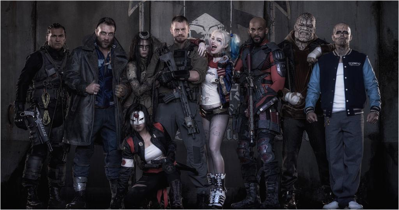 Illustration for article titled Primera imagen de los personajes de Suicide Squad al completo
