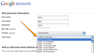 gmail settings are out of date