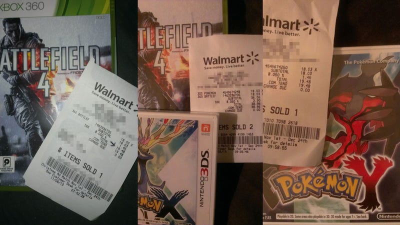 Illustration for article titled Walmart Glitch Gives $18 New Games To Some Lucky Shoppers