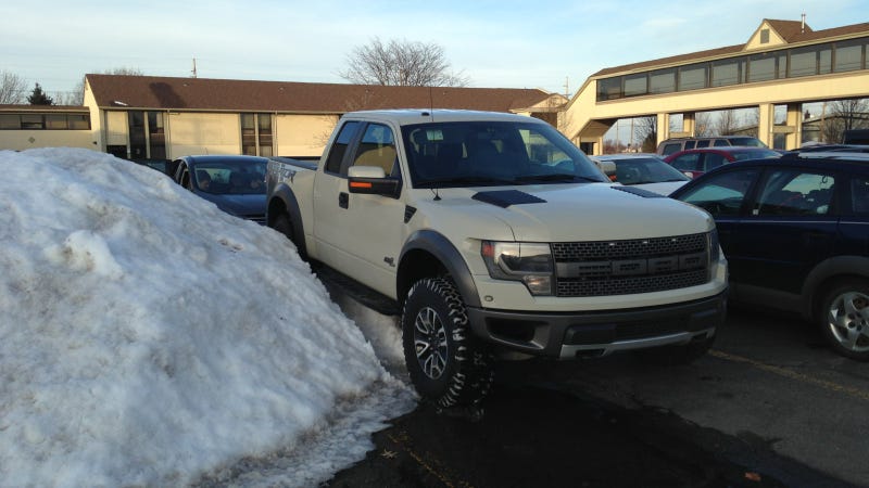 Ford raptor parking garage #10