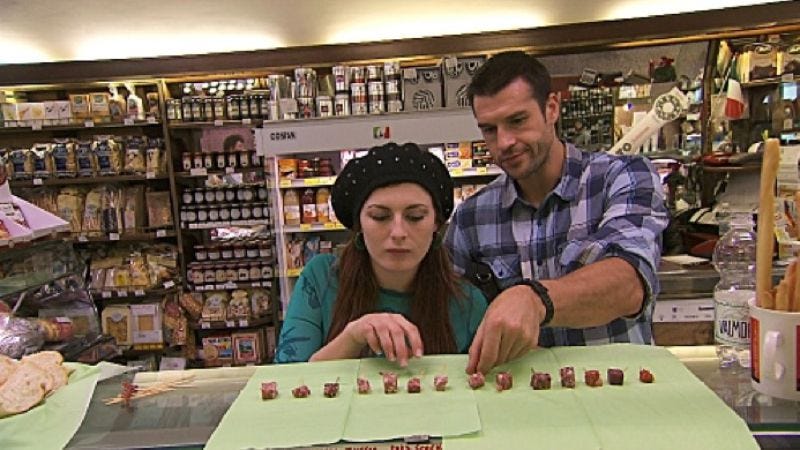 Illustration for article titled The Amazing Race: “Taste Your Salami”