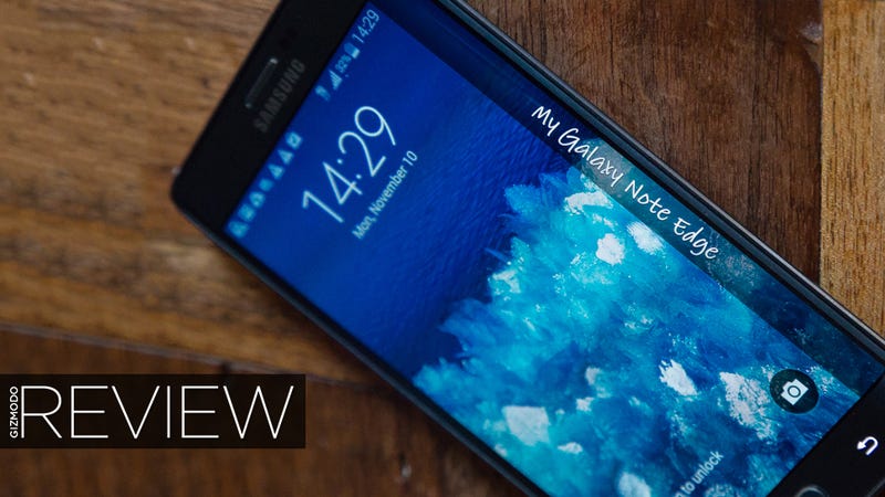 Illustration for article titled Galaxy Note Edge Review: This Crazy Smartphone Ain't Half Bad