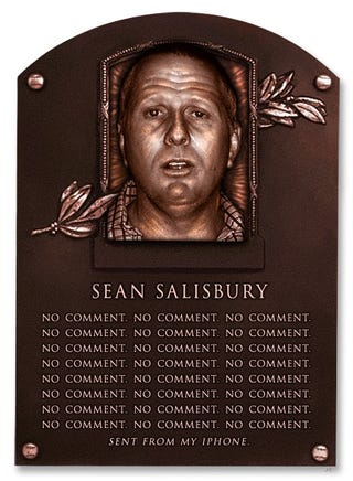 Illustration for article titled Deadspin Hall Of Fame Inductee: Sean Salisbury