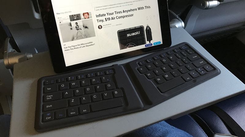 Illustration for article titled Today’s best deals: A folding keyboard, a travel steamer, and more