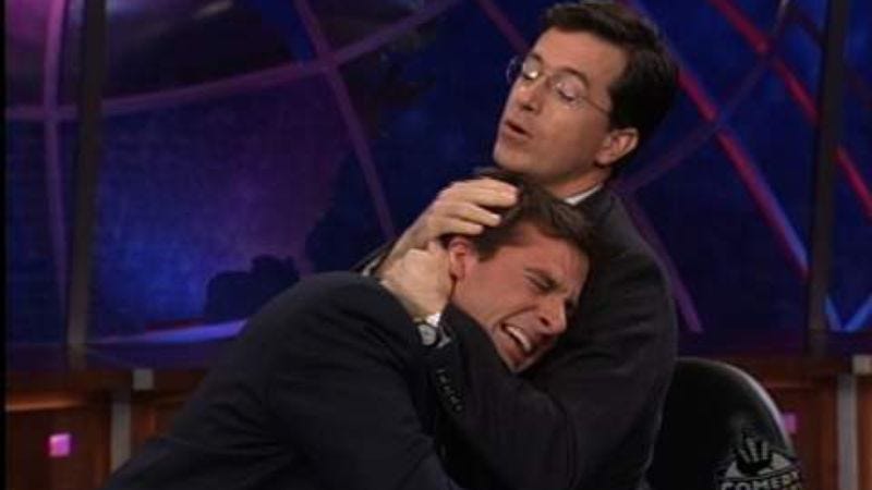 Illustration for article titled Stephen Colbert and Steve Carell to reunite on stage