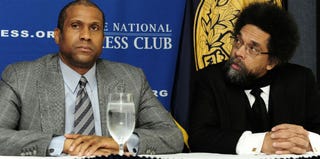 Tavis Smiley and Cornel West (Karen Bleier/AFP/Getty Images)