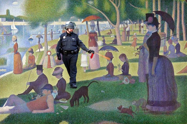 UC Davis Pepper Spray Cop Is Now a Meme