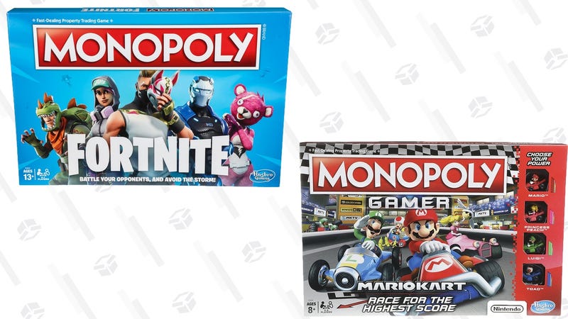 fortnite monopoly 16 walmartmario kart monopoly 14 amazon - fortnite monopoly skins names