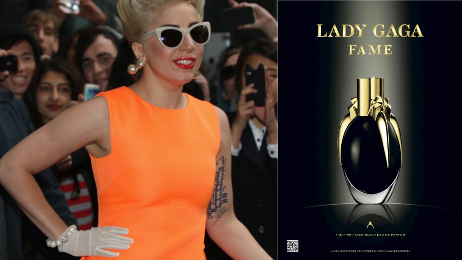 Here S Your First Look At Lady Gaga S Black Perfume