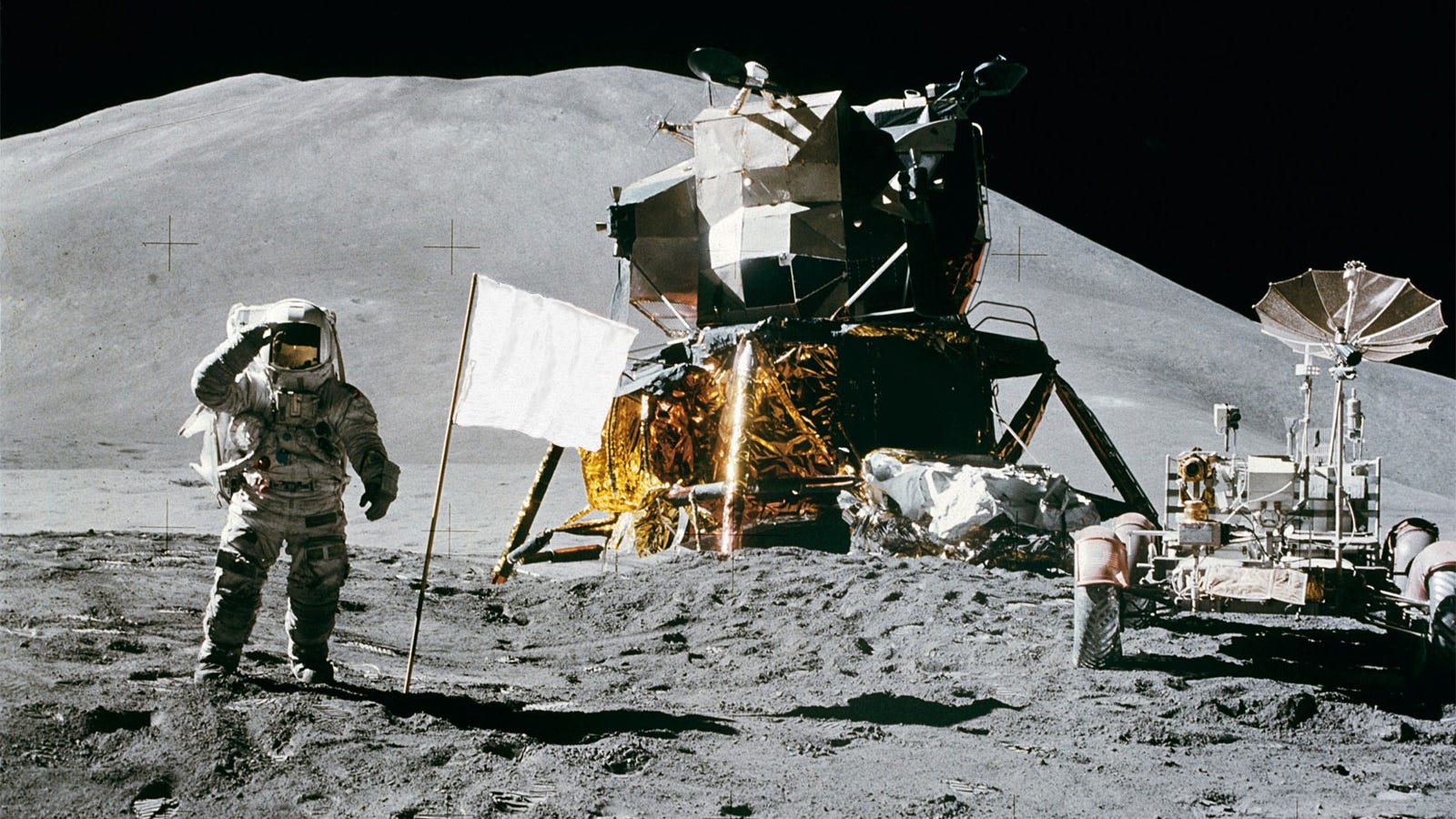 All The American Flags On The Moon Are Now White