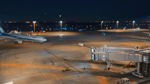 One of the World's Busiest Airports Looks Like a Toy Set In This Tilt-Shift Video