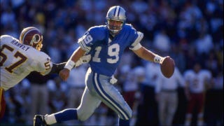 Illustration for article titled Scott Mitchell Is Not Happy About The Fact That Lomas Brown Let Him Get Injured In 1994