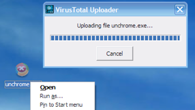 virustotal uploader 2015