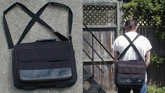 Turn a Laptop Shoulder Bag into a Backpack