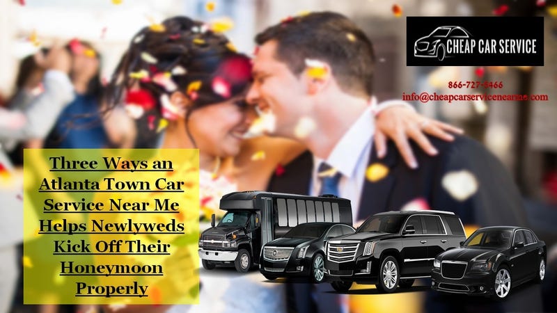 Illustration for article titled Three Ways an Atlanta
Town Car Service Near Me Helps Newlyweds Kick Off Their Honeymoon Properly