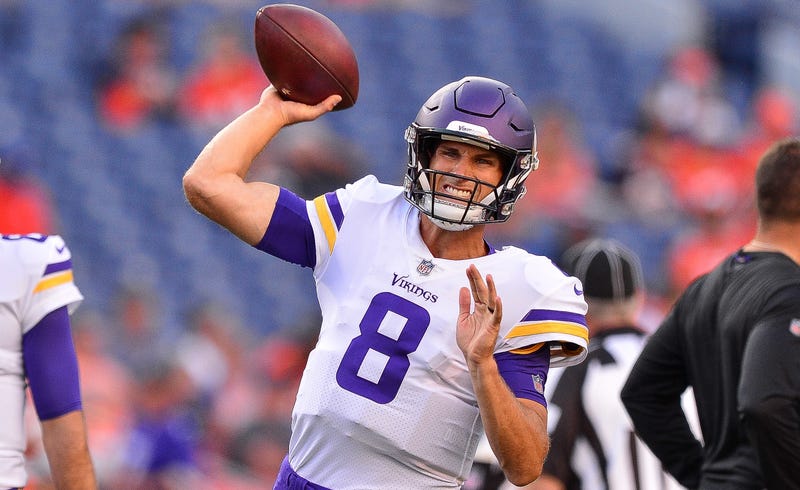 Illustration for article titled Corny-Ass Kirk Cousins Wants To Trademark The Phrase "YOU VIKE THAT!"