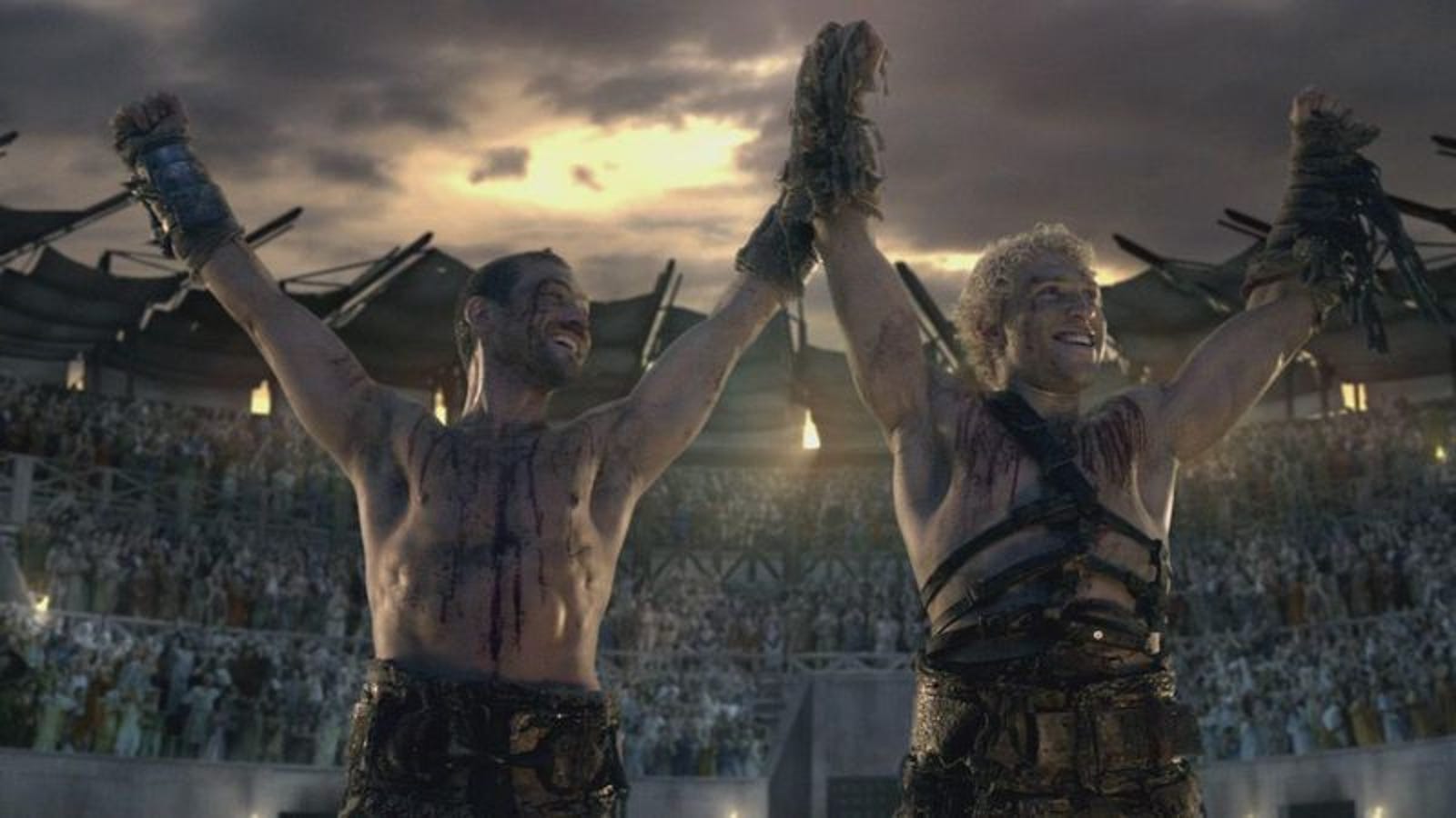 Spartacus: "Party Favors"/"Old Wounds"