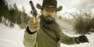 Django (Jamie Foxx) in Django Unchained (Weinstein Co./Dimension Films)